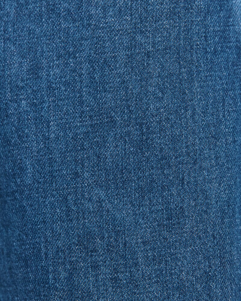 Yumi Wide Leg Jean in MID BLUE