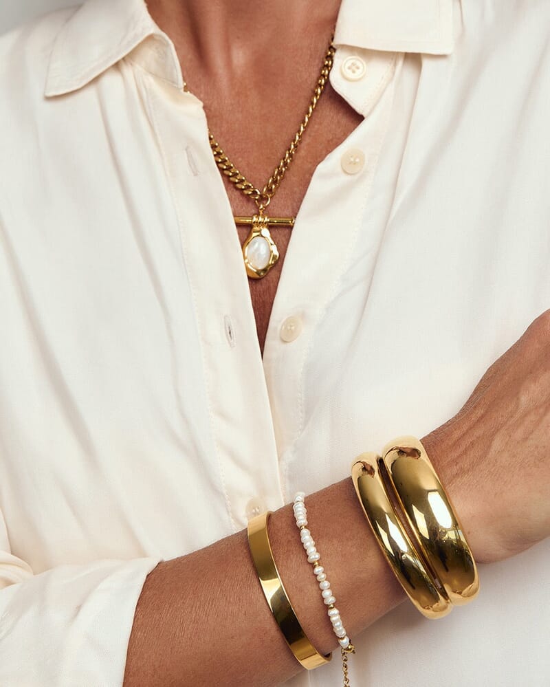 Arms Of Eve Katherine Gold Cuff in GOLD