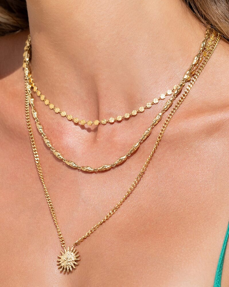 Arms Of Eve Atlas Necklace in GOLD