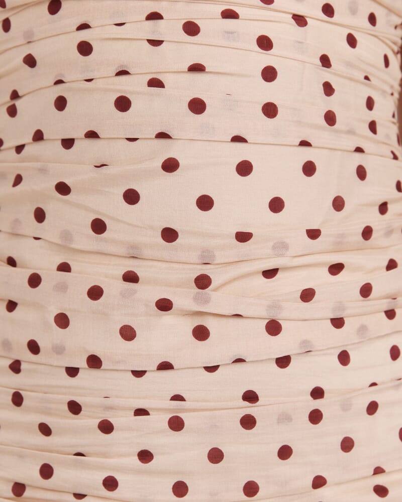 Tilda Silk Cotton Midi Skirt in MULTI