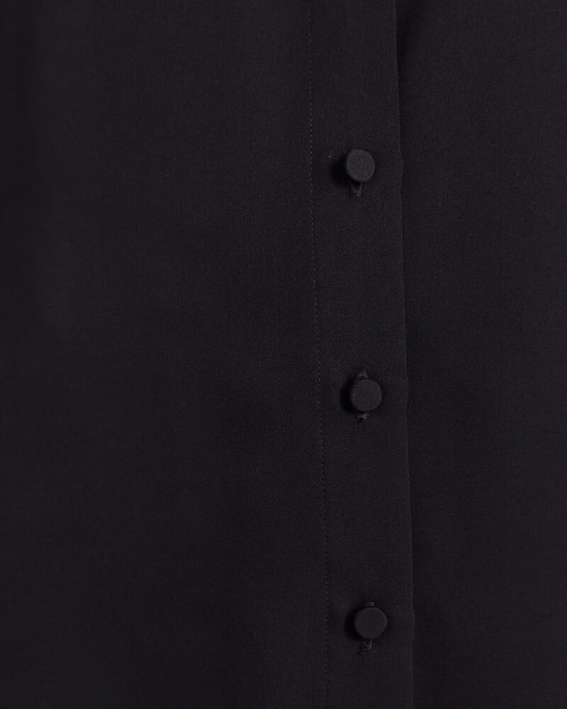 Sam Silk Classic Shirt in BLACK