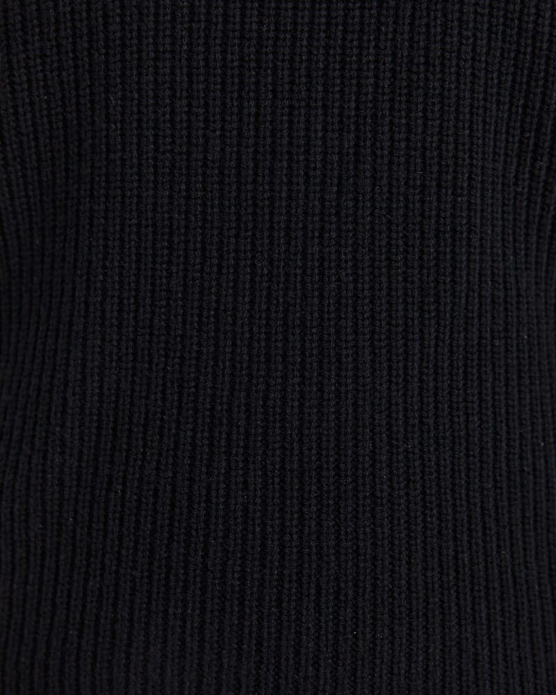 Nora Wool Batwing Sweater in BLACK