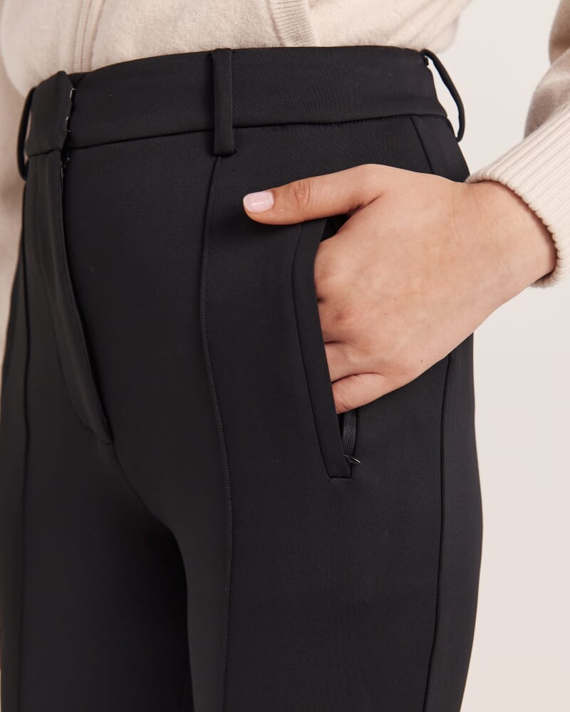 Elari Straight Leg Pant in BLACK