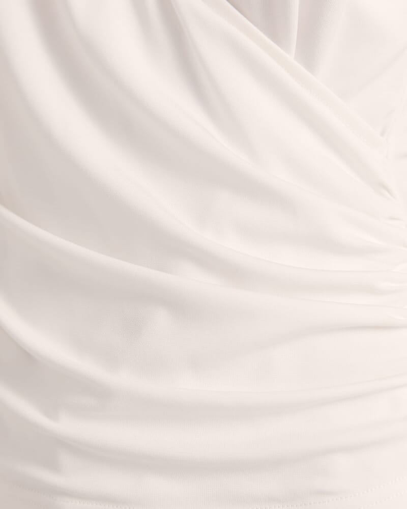 Jodie Wrap Top in IVORY