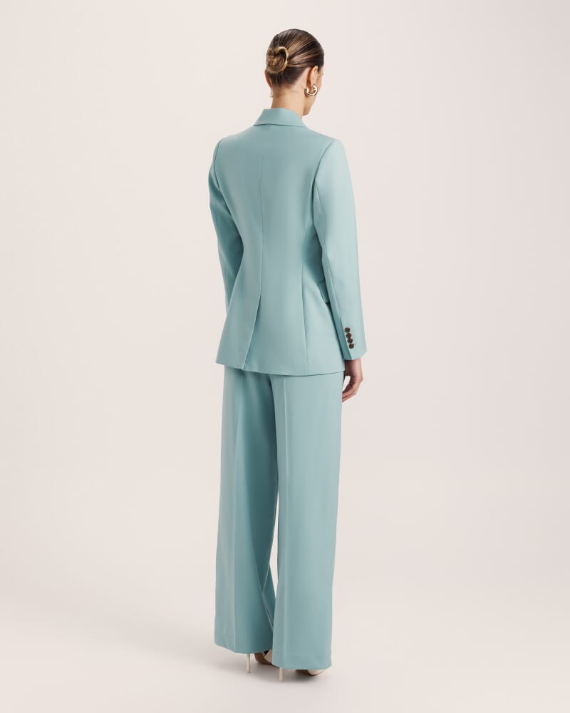Suki Classic Wool Blazer in SEAFOAM