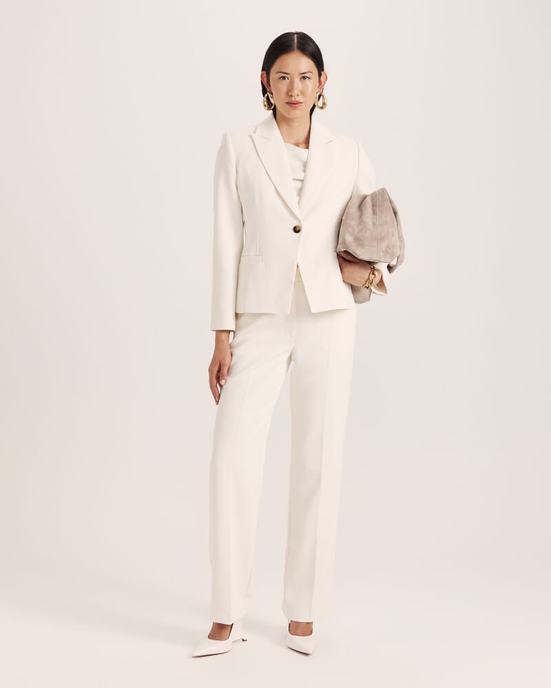 Dharma Fitted Jacket in MILK