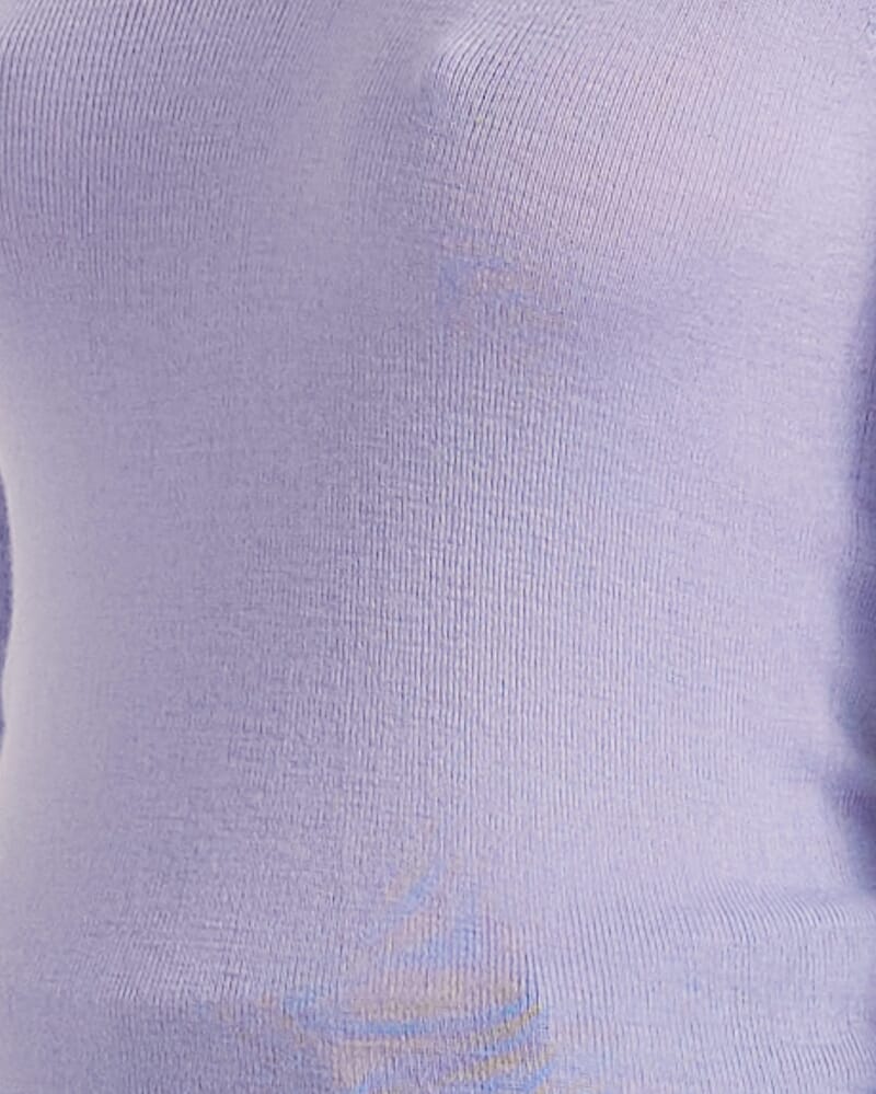 Clare Wool Scoop Neck in PERIWINKLE