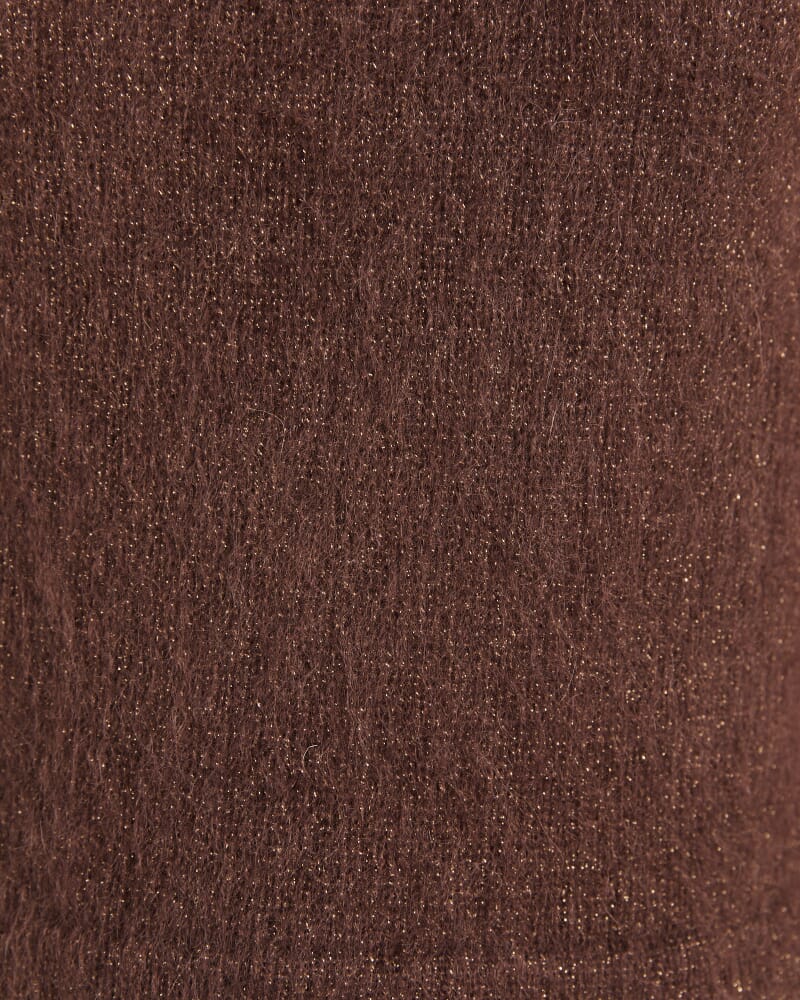 Maisy Mohair Knit Tank in CHOCOLATE