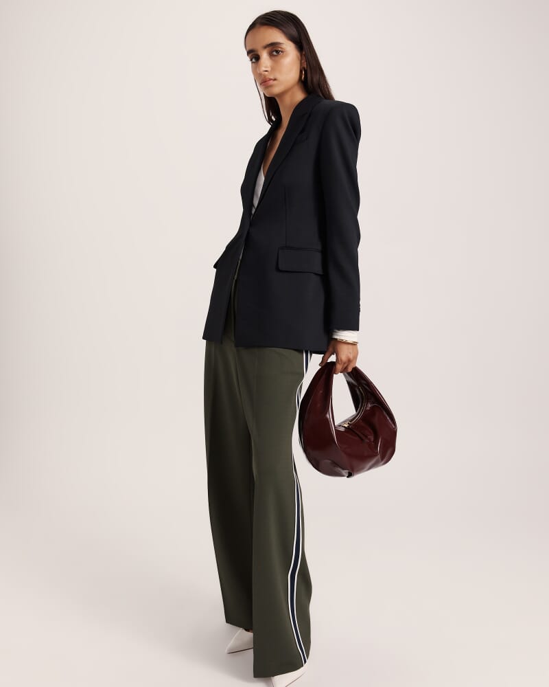 Anais Stripe Pant in KHAKI