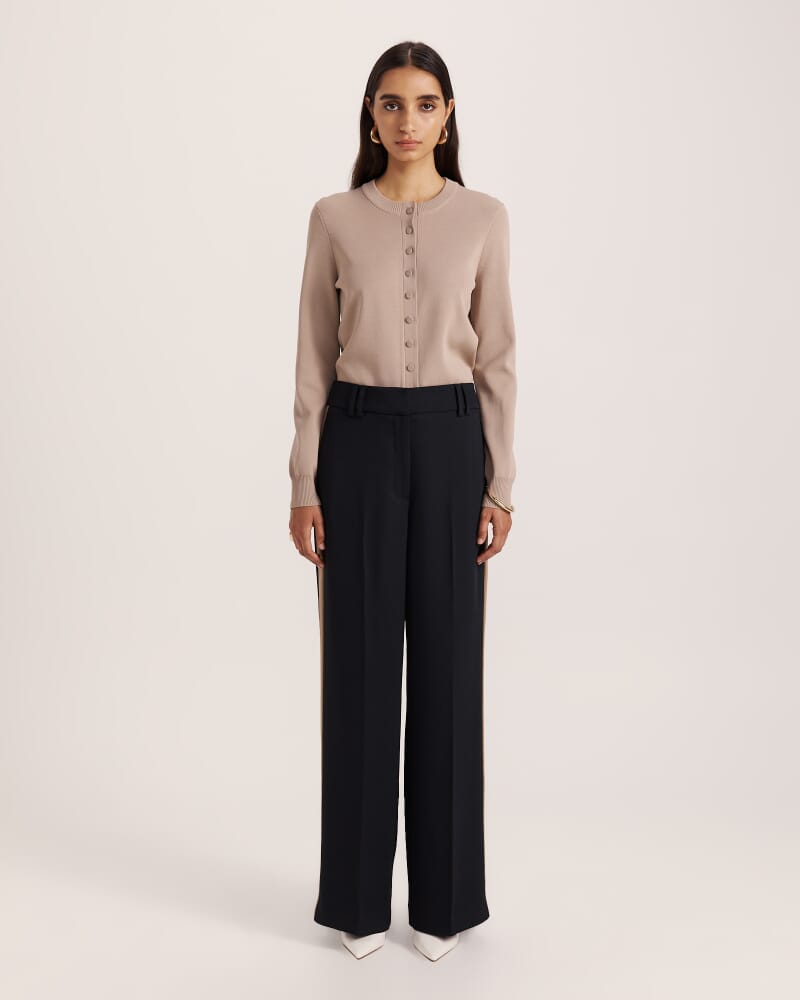 Dharma Side Stripe Pant in BLACK