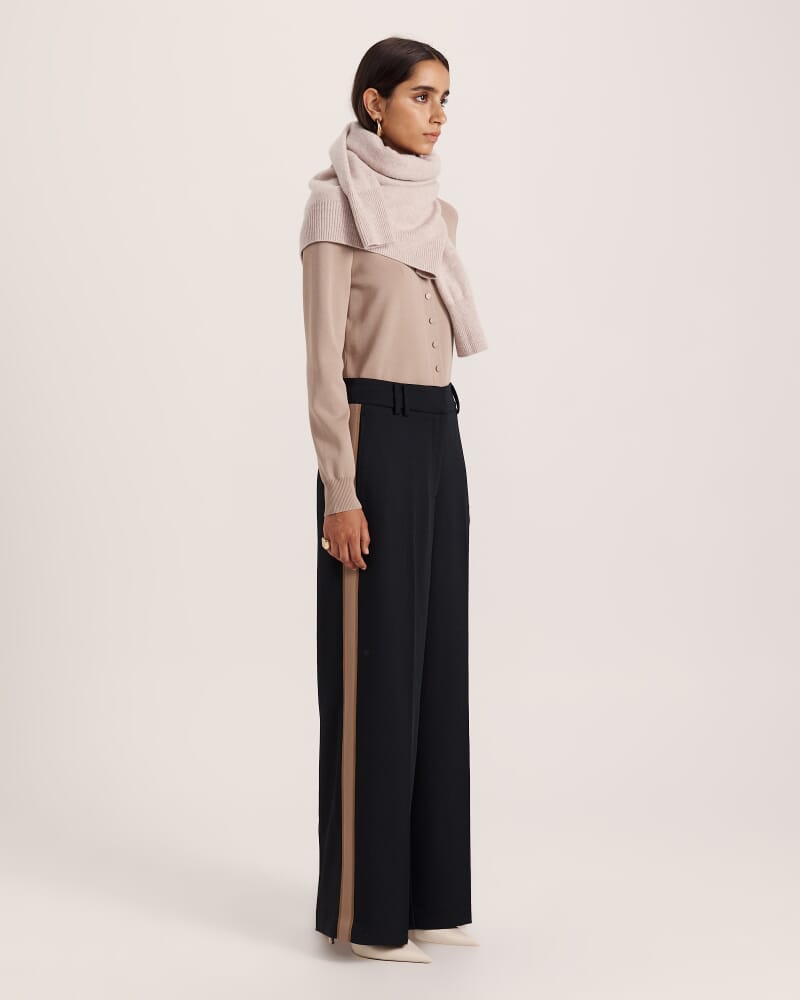 Dharma Side Stripe Pant in BLACK