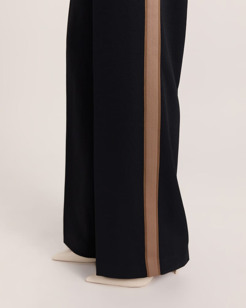 Dharma Side Stripe Pant in BLACK