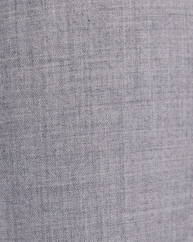 Jaimee Wool Pleat Front Pant in GREY MELANGE