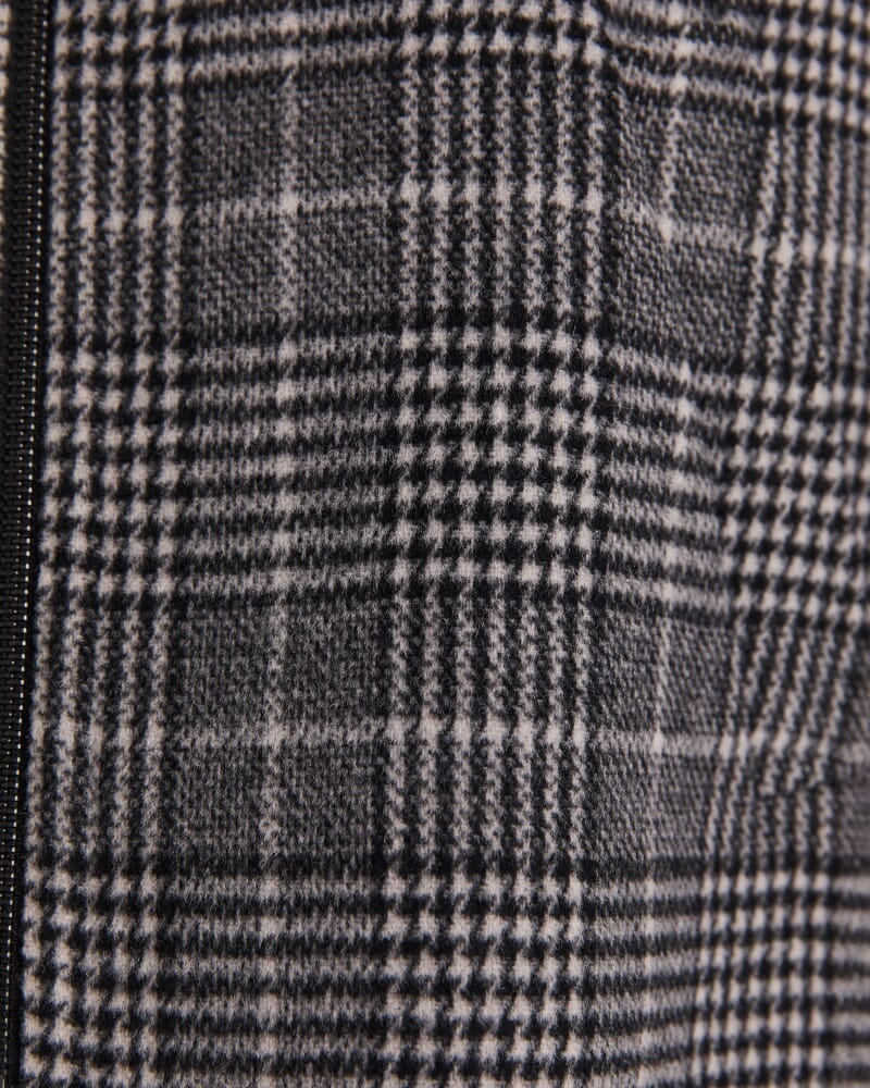 Perri Wrap Mini Skirt in CHECK