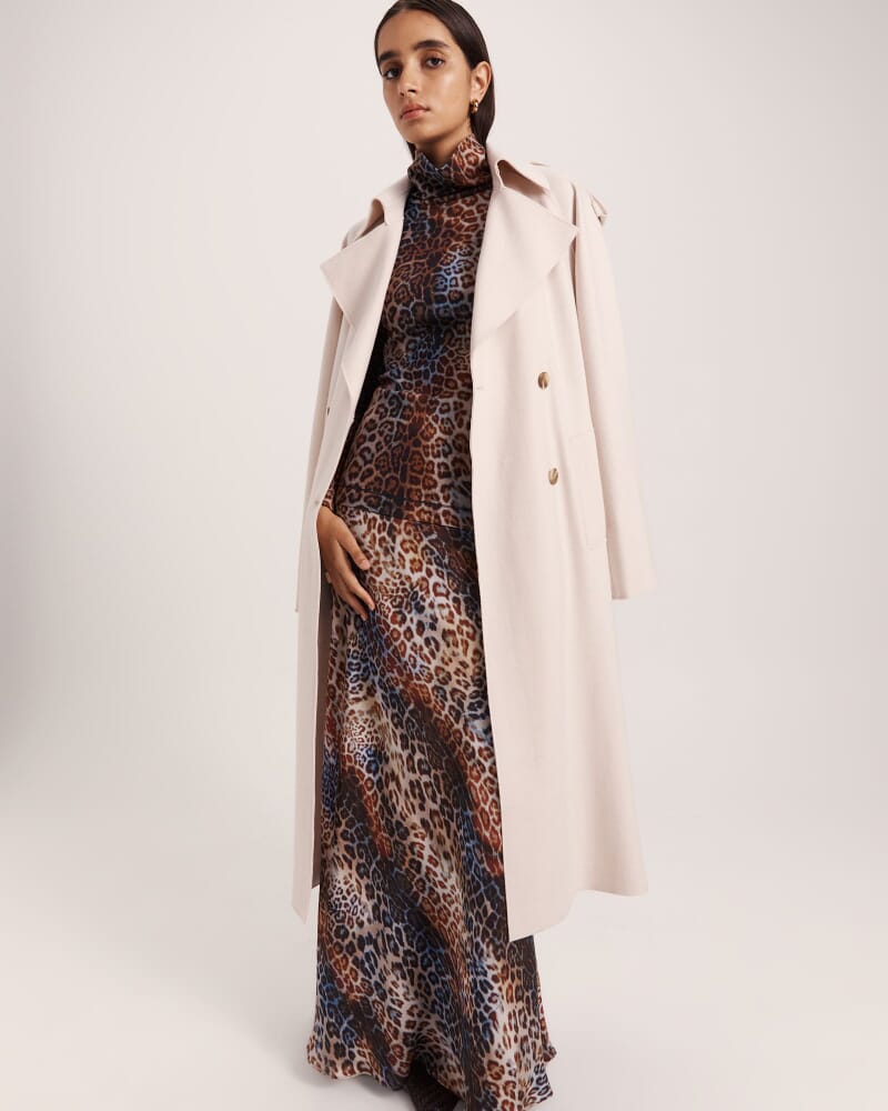 Malia Silk Midi Skirt in MULTI