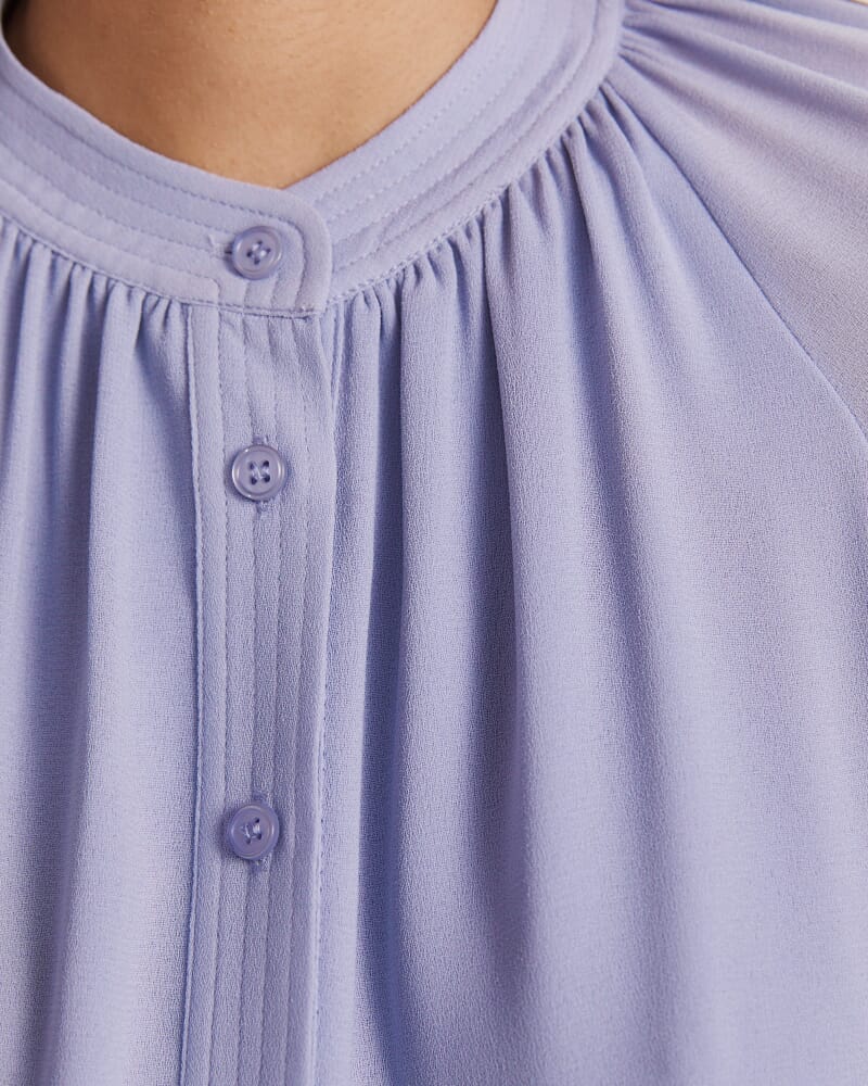 Willa Long Sleeve Shirt in PERIWINKLE