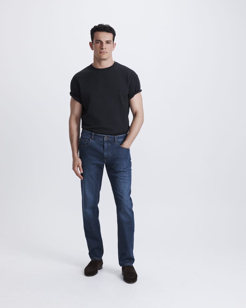 Fitzroy Slim Jean in DARK BLUE