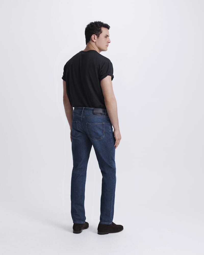 Fitzroy Slim Jean in DARK BLUE