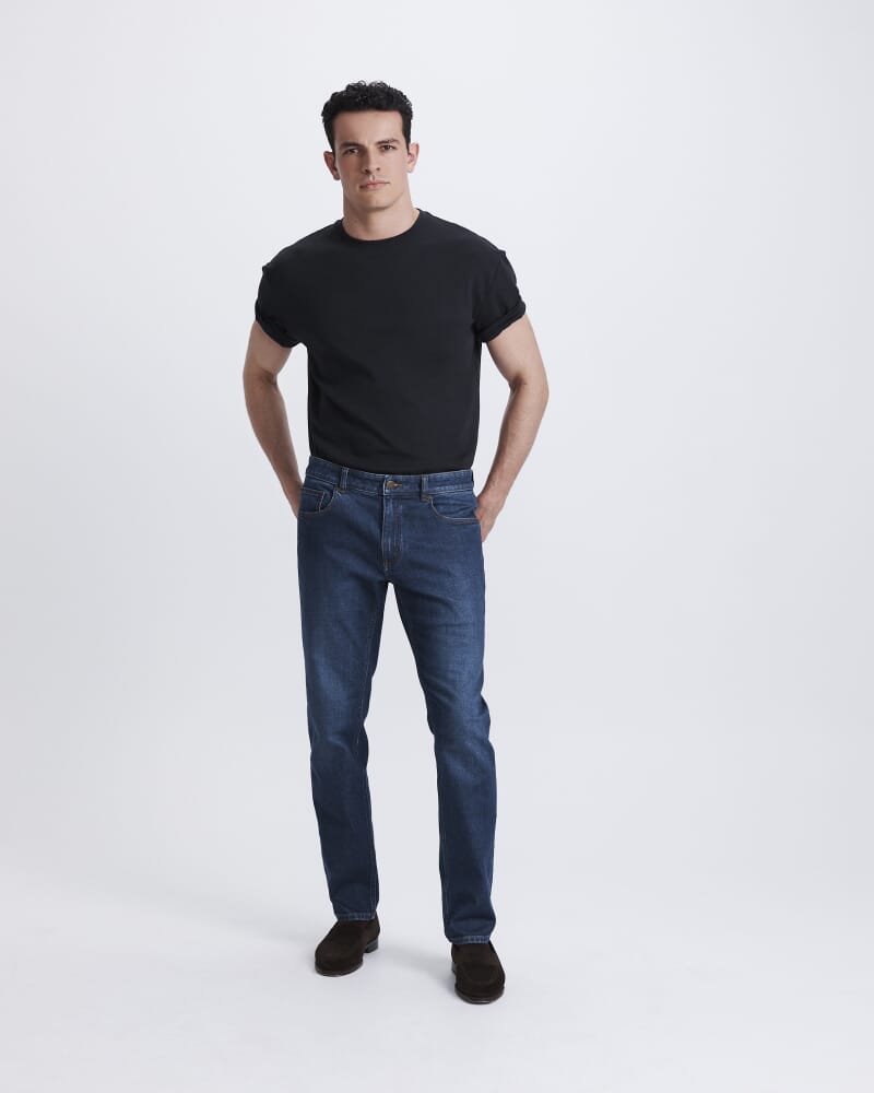Fitzroy Slim Jean in DARK BLUE
