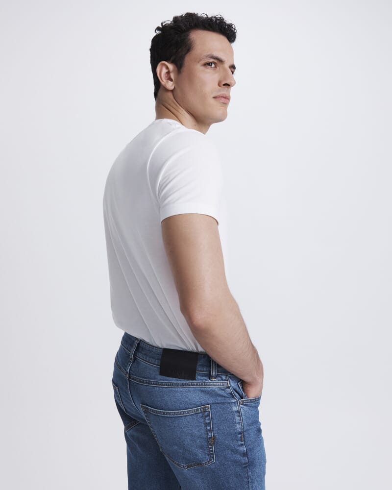 Fitzroy Slim Jean in MID WASH