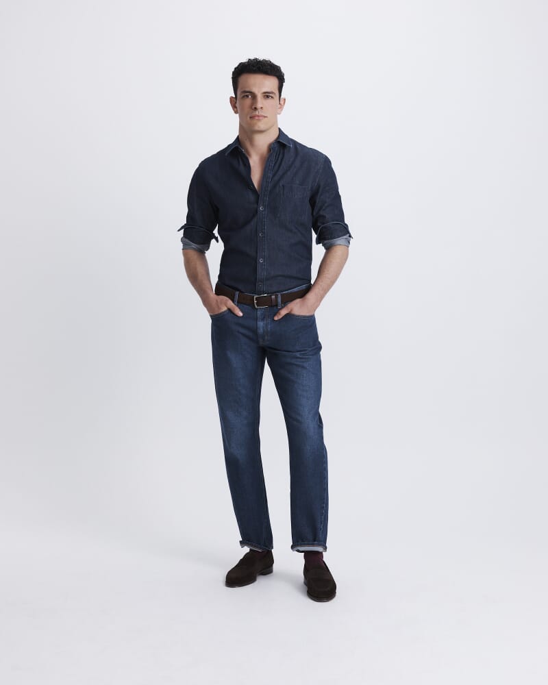 Cooper Straight Leg Jean in DARK WASH