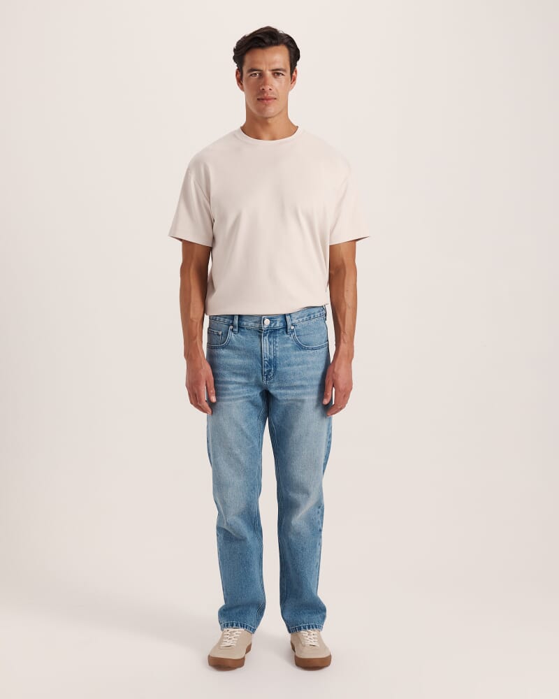 Cooper Straight Leg Jean in SMOKE BLUE