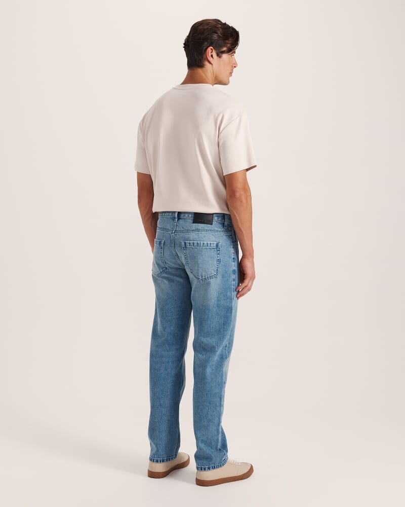 Cooper Straight Leg Jean in SMOKE BLUE