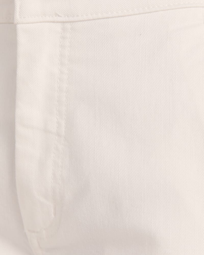 Ava Cropped Wide Leg Jean in WHITE