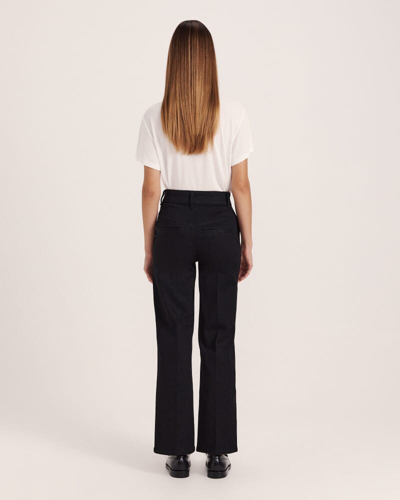 Ava Wide Leg Jean in BLACK