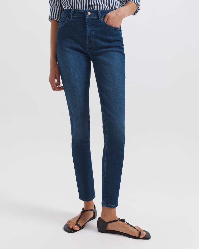 Anna High Rise Jean in INDIGO
