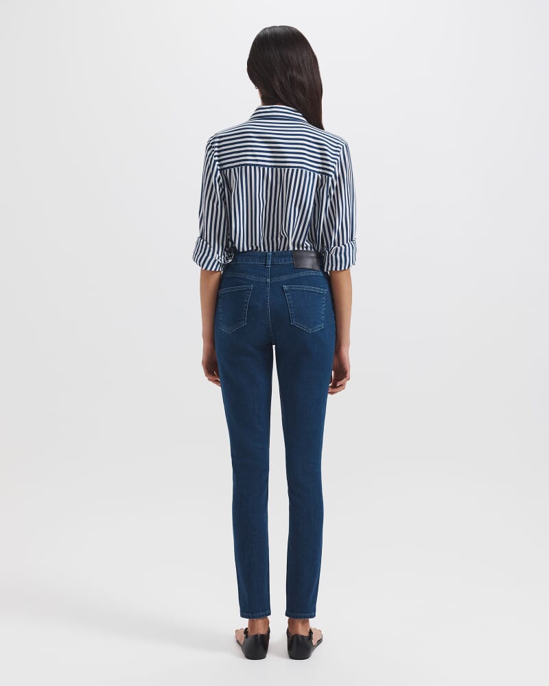 Anna High Rise Jean in INDIGO