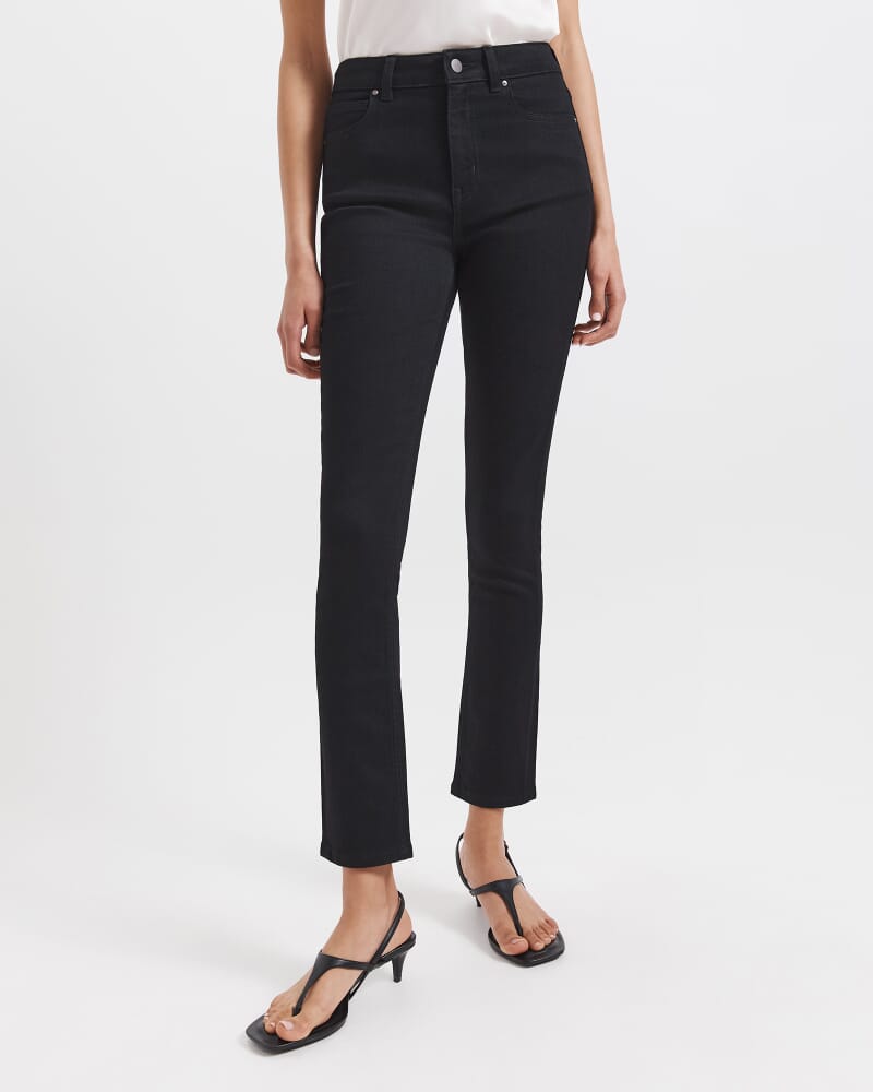 Anna High Rise Skinny Jean in BLACK