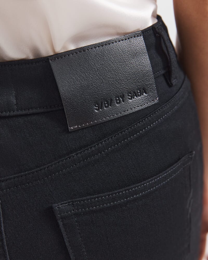 Anna High Rise Skinny Jean in BLACK