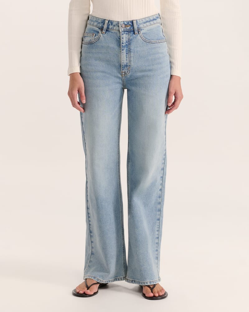 Ava Full Length Jean in LIGHT DENIM