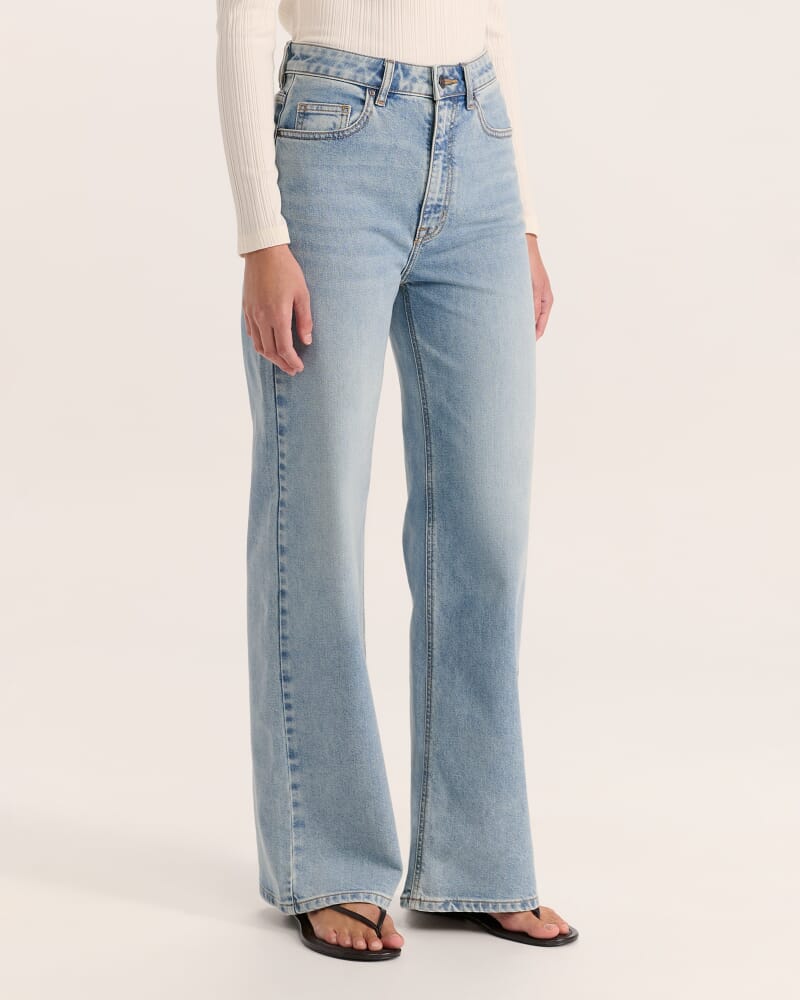Ava Full Length Jean in LIGHT DENIM