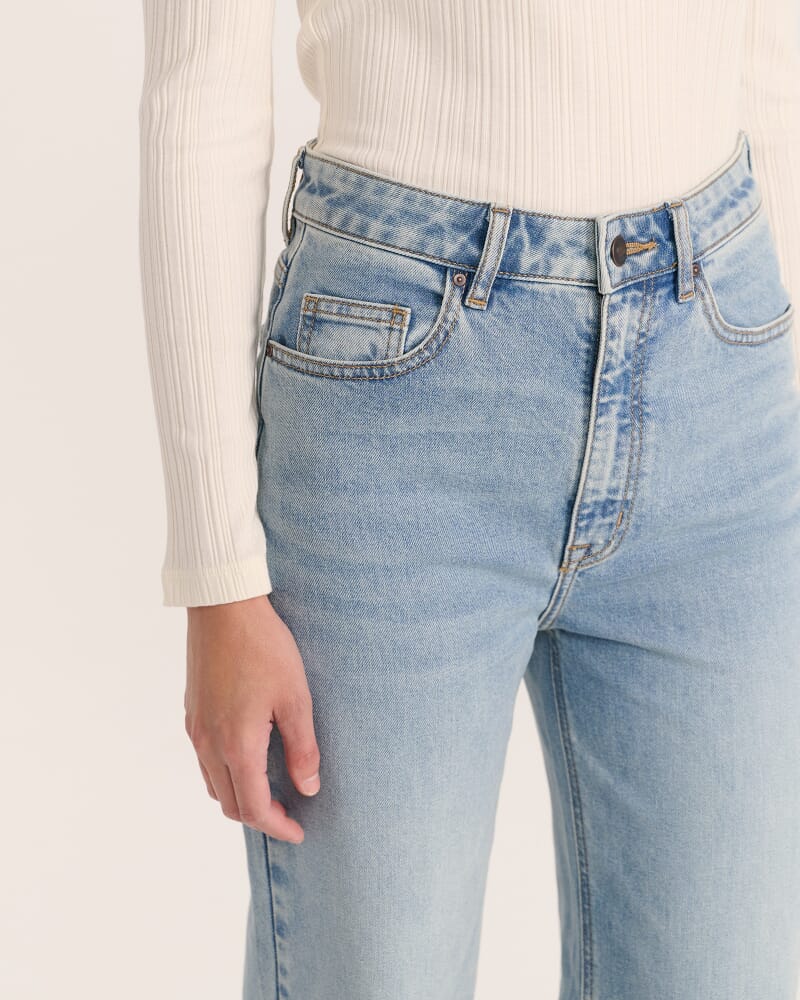 Ava Full Length Jean in LIGHT DENIM