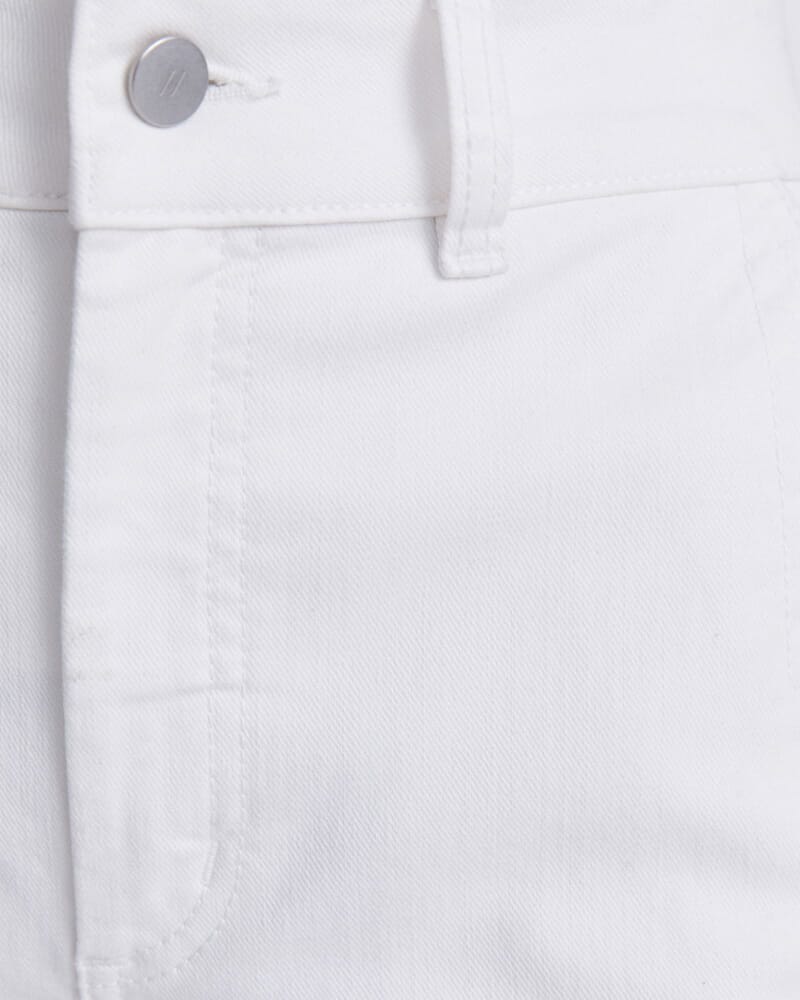 Ava Wide Leg Jean in WHITE