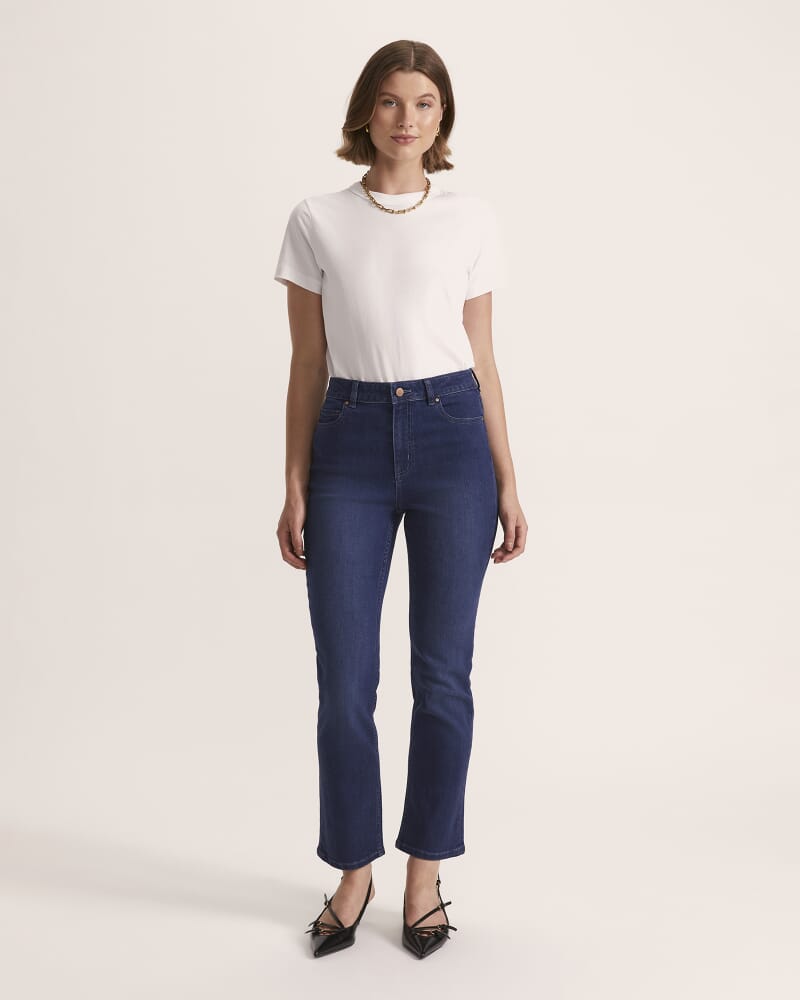 Anna Straight Leg Jean in INDIGO