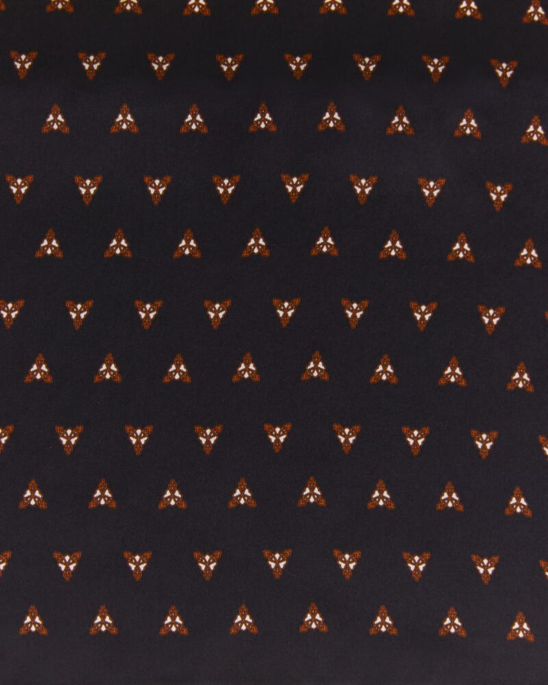 Irving Silk Pocket Square in NAVY MULTI