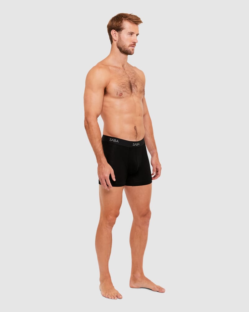 3 Pack Black Trunks in BLACK