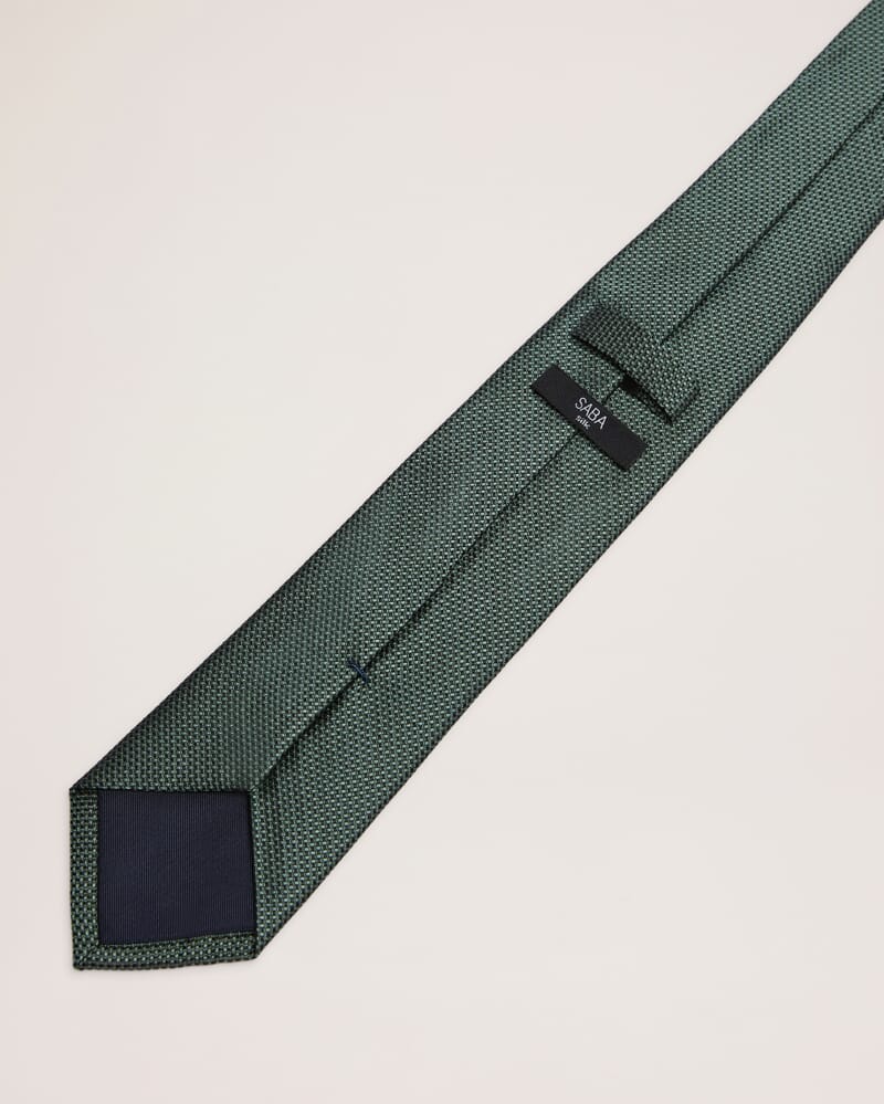 Two Tone Silk Tie in GREEN