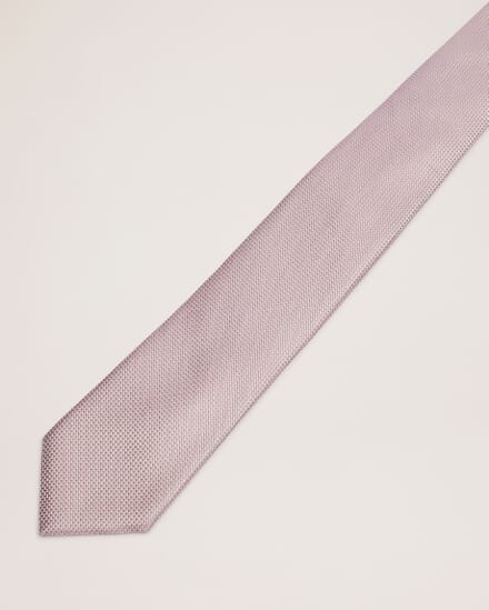 Two Tone Silk Tie in PINK