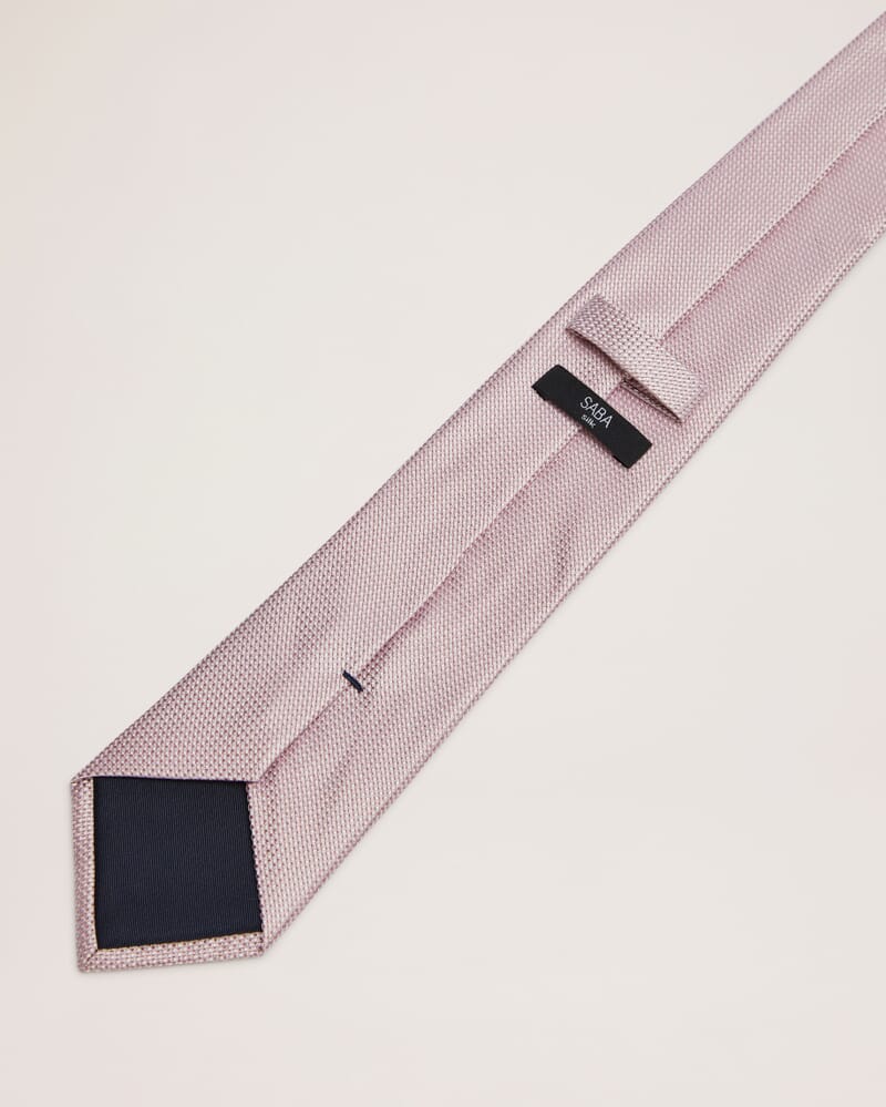 Two Tone Silk Tie in PINK