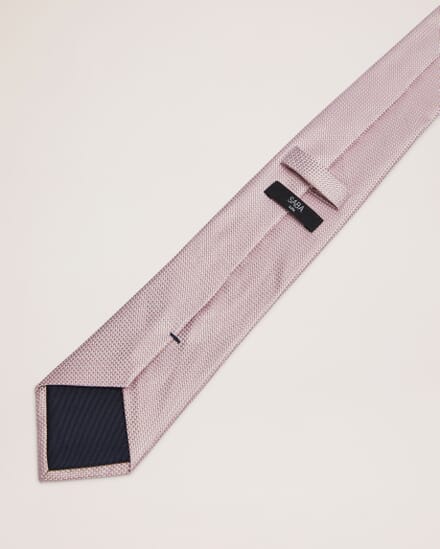 Two Tone Silk Tie in PINK