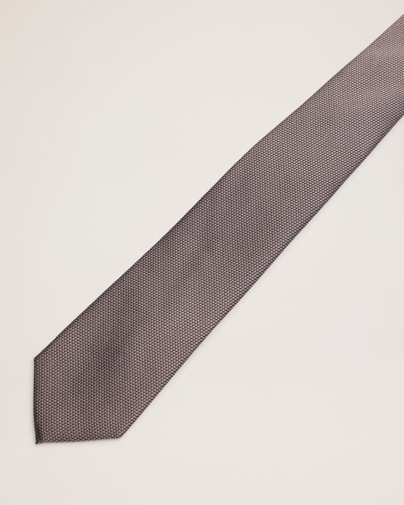 Two Tone Silk Tie in PURPLE