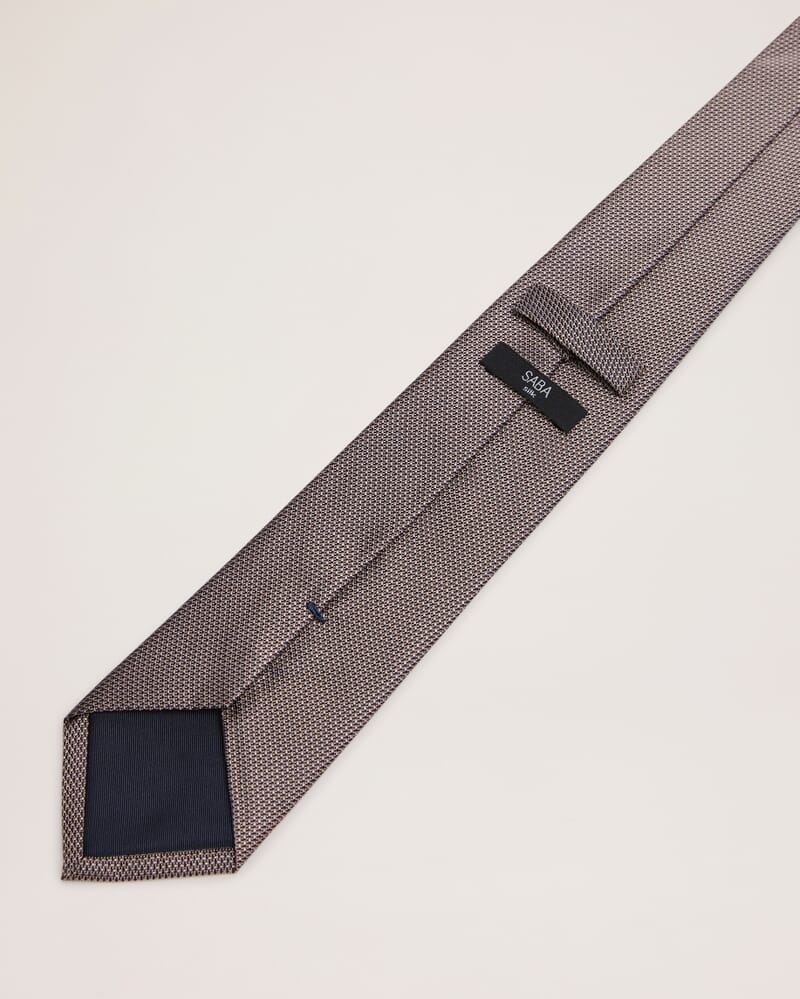 Two Tone Silk Tie in PURPLE