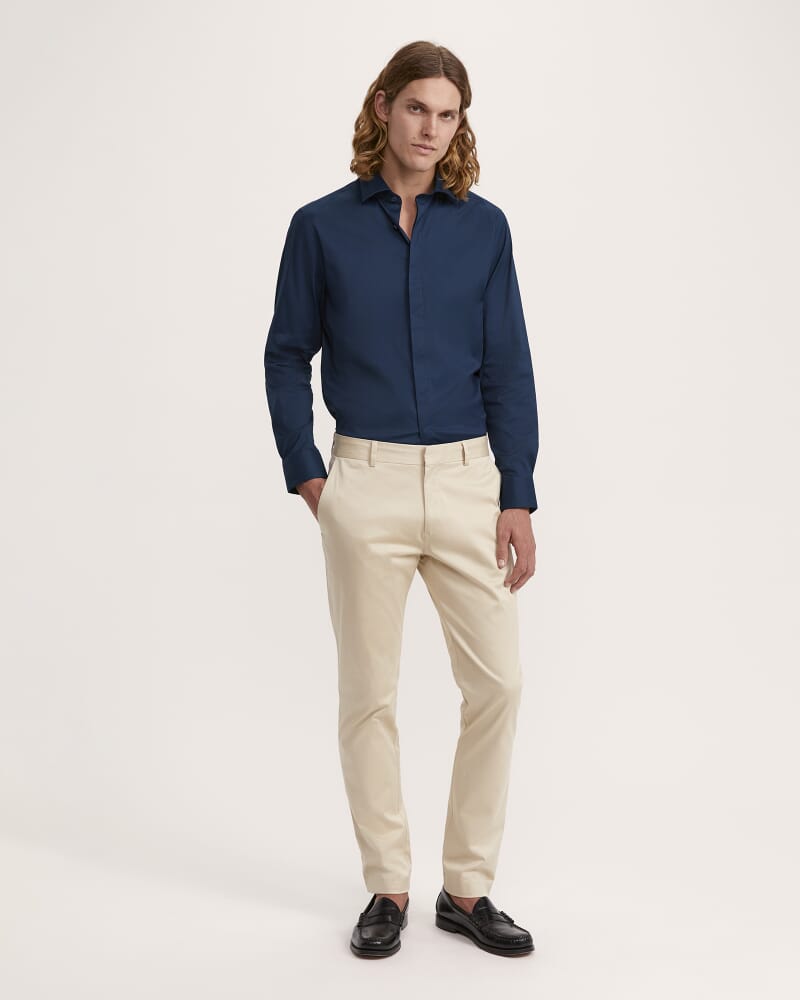 Baxter Slim Chino Pant in BONE