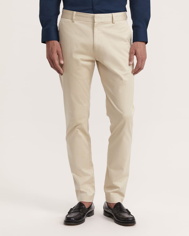 Baxter Slim Chino Pant in BONE
