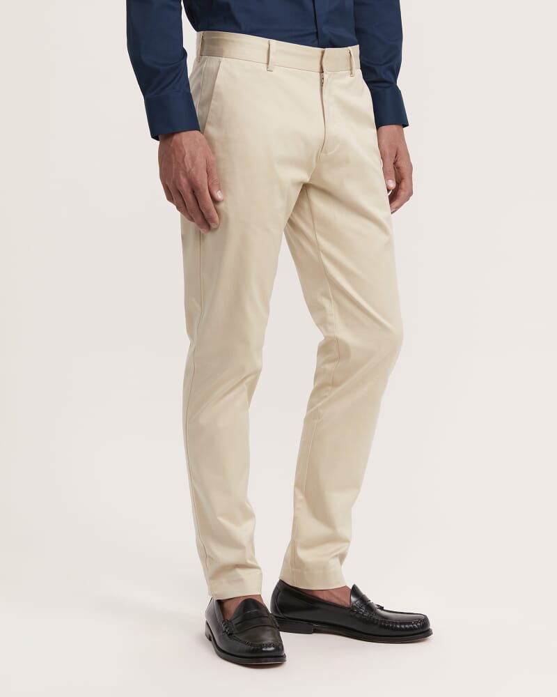 Baxter Slim Chino Pant in BONE