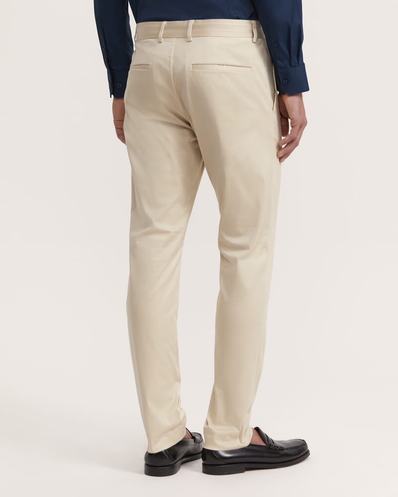 Baxter Slim Chino Pant in BONE